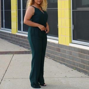 NWT Hunter Green Jumpsuit